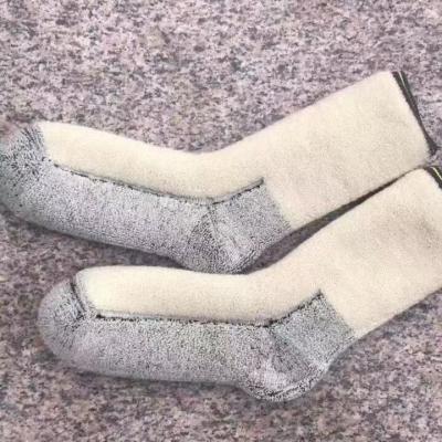 China Factory Antibacterial OEM Thickened Warm Outdoor 100% Coolmax Wadding Winter Sports Competition Socks Woolen Ski Socks for sale