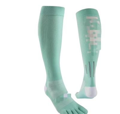 China Cotton 100% five finger compression stockings running socks increasing cross-country men and women anti-wear feet bottom running socks for sale