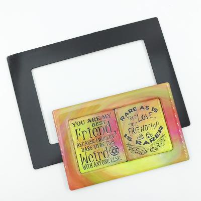 China Worldwide Promotion Gifts Color Photo Frame Souvenir Fridge Magnet for sale