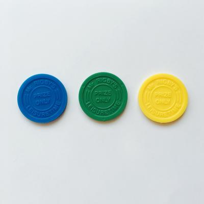 China China 23.2mm Personal Logo Plastic Token Coin for sale