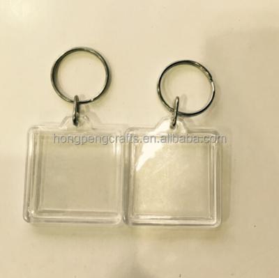 China Customized China White Plastic Acrylic Key Chains for sale