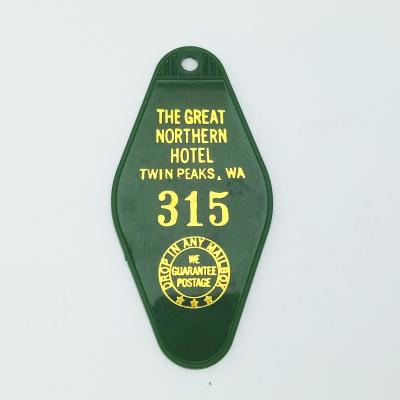 China Eco-friendly ABS Plastic Hotel Key Chain PS for sale