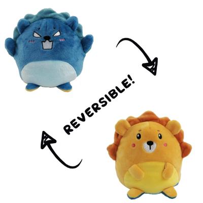 China Eco-friendly Custom Stuffed Soft Reversible Flip Toy Pulpo Plush Cute Funny Lion Toy for sale