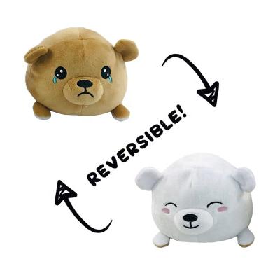 China Amazon hot sale plush toys eco-friendly reversible kawaii toy stuffed teddy bear for valentines for sale