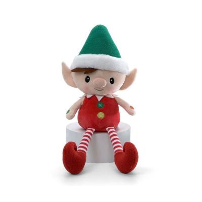 China Customized Eco-friendly Cute Plush Elf Christmas Gifts Custom Stuffed Doll For Sale for sale