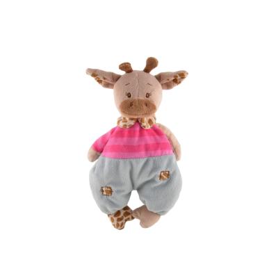 China OEM Eco-Friendly Plush Giraffe Plush Baby Comforter And Baby Blanket Toy Wholesale for sale