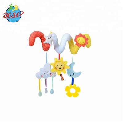 China OEM China Toys Factory Supply Eco-friendly Baby Stroller Pram Spiral Activity Toy for sale