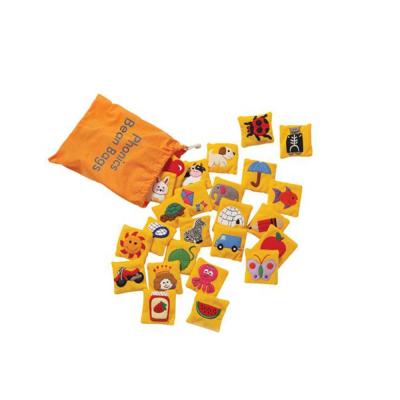 China Eco-friendly Animal Baby Cloth Book Education Toy Alphabet And Number Sand Bag for sale