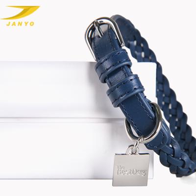 China Viable Most Popular Armor Leather Dog Collar And Leash Set for sale