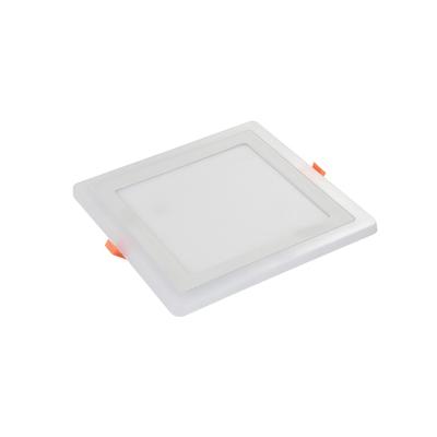 China Minimalist Led Flat Panel Ceiling Downlight Plastic Aluminum PC Panel Light HD Pictures for sale