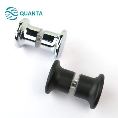 China Modern Stainless Steel Bathroom Shower Door Knob Glass Solid for sale