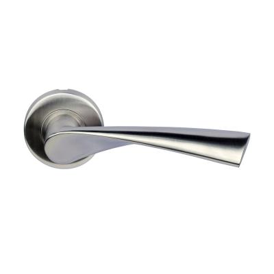 China Modern Overall High End Stylish Finished Interior Lever Handles Bedroom Living Room Door Handles for sale