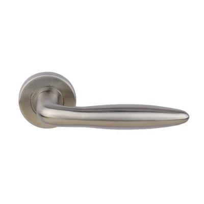 China Factory Modern High End Antique Solid Stainless Steel Lever Door Handle for sale