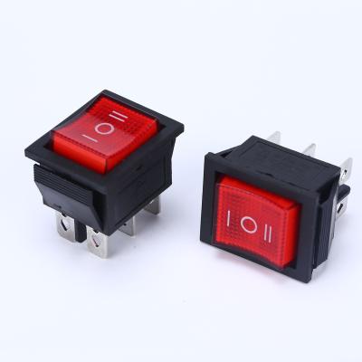 China TOP OFF OEM Factory 15a 6 Pin Rohs Approved Egypt Used Kcd4 With Light Rocker Switch for sale