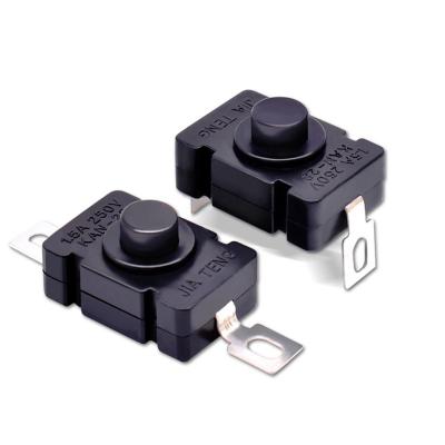 China Torch 2 pins self-locking push button switch for sale