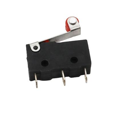 China Hot Sale ZW7 Series 4A 16A 250VAC 3 Pin Silver Black Base Dot Red Metal Micro With Micro Switch ZW7 Series for sale