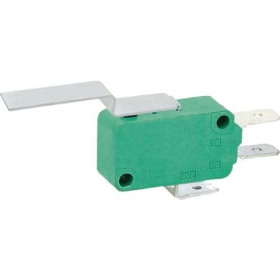 China KW3-02-03 one needle on each side straight 2 pins silver green base with micro switch KW3-02-03 for sale