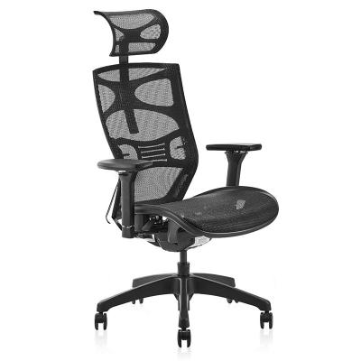 China (Size) Mesh Chair Revolving Executive Chair High Quality Ergonomic Adjustable Control Office Chair With 4D Armrest for sale