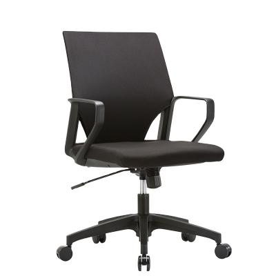 China (Height) Mid-Back BIFMA X5.1 Certificate Adjustable Upholstered Swivel Computer Desk Chair for sale