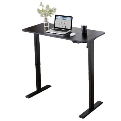 China OEM Two Panel Smart Electric Particle Height Adjustable Position Table (Height) Adjustable Computer Desk With Single Motor for sale