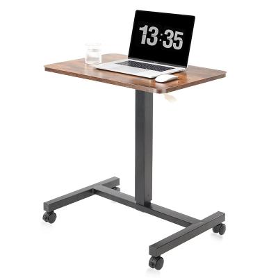 China Sit Stand Desk Adjustable Height Adjustable Legs Side Table (Waist) End Table Pneumatic Mobile Laptop Desk for sale