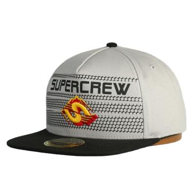 China Wholesale Custom JOINT 6 Panel Big Brim Cotton Snapback Flat Hat for sale