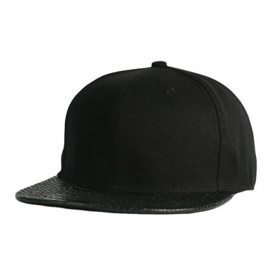 China High Quality JOINT Custom Design Hat Logo Blank Black Snapback Hat Custom 6 Panel Snapback Hat for sale