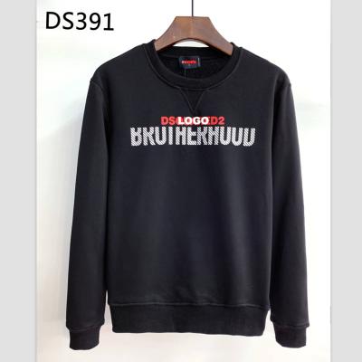 China European and American fashion men's sweater d2 sweater simple letter embroidery spring Autumn Pure Slim Fit Pullover and for sale