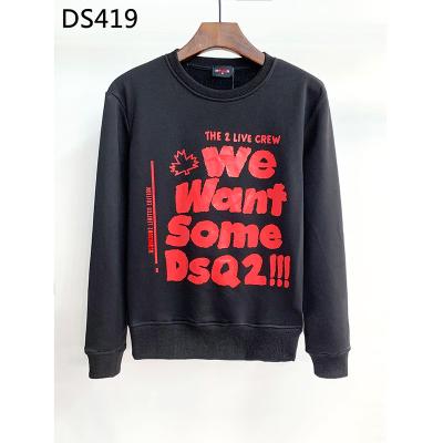 China Autumn Long Sleeve Cotton Top d2 letter teardrop trend spring men's creative printing sweater pullover sweater men's for sale