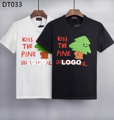 China European and American fashion trend icant offset printing icant letter sleeve 2023SS short sleeved T-shirt men's pure cotton summer top d2 for sale