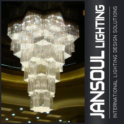 China Contemporary Hotel Night Club Charming Grand Empire Crystal Chandelier Lighting for sale