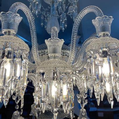 China European Baccarat Fancy Crystal Chandelier Jansoul Chinese High Quality Luxury Chandelier Light for sale