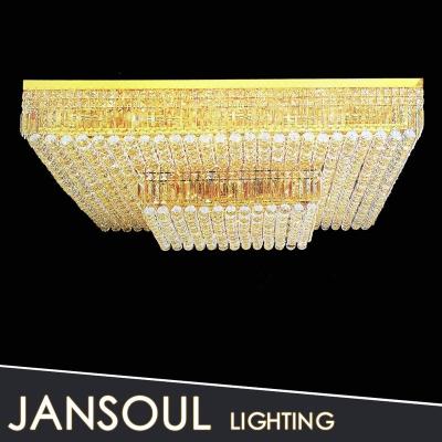 China Led Square Modern Crystal Pendant Lamp Home Ceiling Lamp for sale