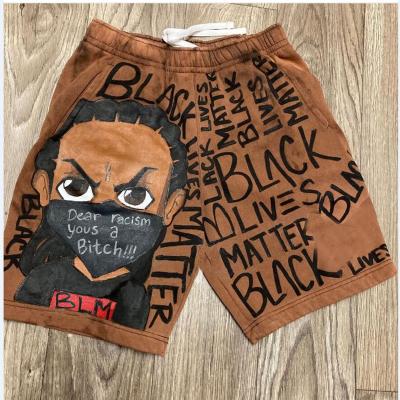 China Summer QUICK DRY cotton plus size men's shorts sale cartoon character top shorts for men for sale