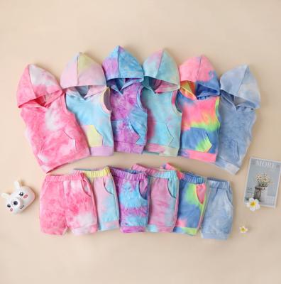 China High Quality Breathable Sweat Suits Tie Dye Boy Girl Outfit Wholesale 2021 for sale