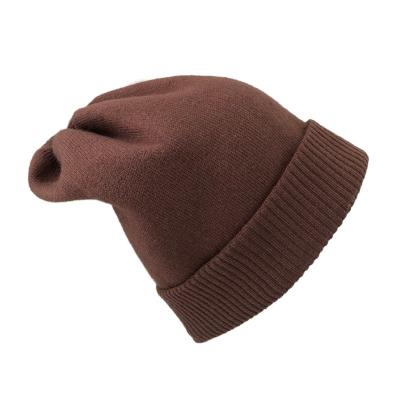 China COMMON keep warm winter knitted woman hats custom knitted beanie hat fashion streetwear beanie for sale