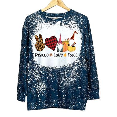 China Autumn Wholesale Hot Selling Women's Long Sleeve T-shirt Halloween Series Breathable Women's Clothing O-neck Printed Top for sale