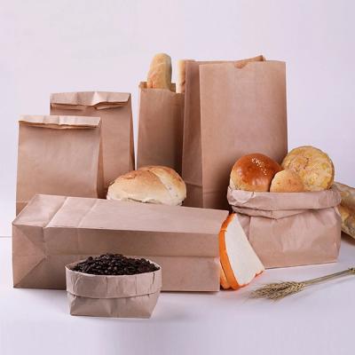 China Biodegradable Kraft Paper Bags Biodegradable Food Bag Cookie for sale