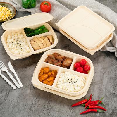 China Disposable Cornstarch Bagasse Wheat Straw Biodegradable Dinnerware Sets Dinnerware Sets for sale