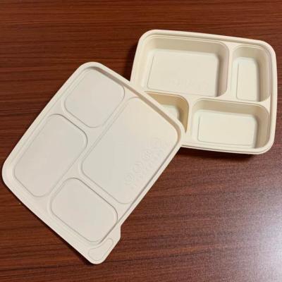 China Bento Boxes And Lunch Box Eco Compositable Microwavable Disposable Food Wrap for sale