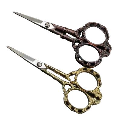 China 1.5MM Thread 2CR13 Small ZINC ALLOY ZINC ALLOY Scissors Mini Household Scissors Craft Handle Scissors for sale