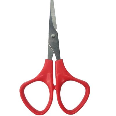 China Embroidery Household Red Handle Embroidery Scissors Small Have Running Mini Scissors For Children Kids Scissors for sale