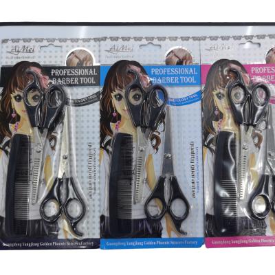 China Universal Scissors Hair Thinning Scissors Set With Comb Mayo Scissors Hairdresser Scissors Tijeras Makas Clipper Scissors for sale