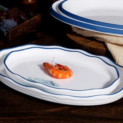 China Viable High Quality Custom Melamine Dishes Set Melamine Tableware Set Design Melamine Plates Dinner Sets for sale