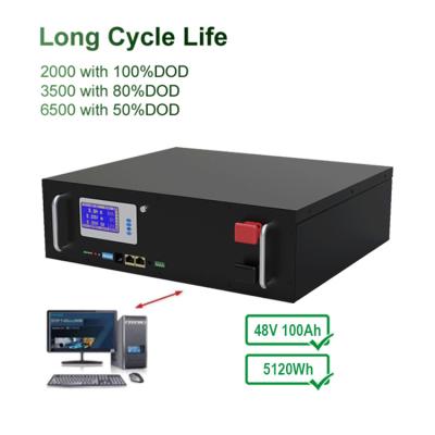 China Toys OEM ODM 5KW 10KW Storage Lithium Ion Phosphate Battery Pack 12V 48V 100Ah LiFePO4 Solar Power Battery for sale