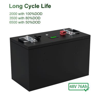 China Golf Carts CERRNSS OEM 48V Electric Scooter Ebike Battery Golf Cart Battery 76Ah 100Ah 48V Lithium Battery for sale