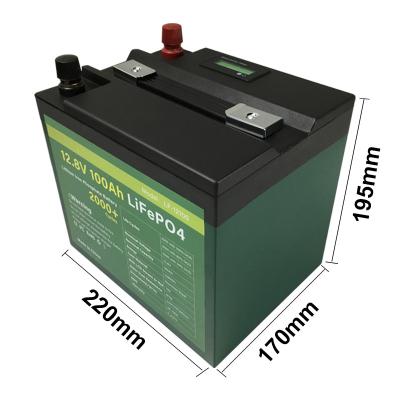 China Toys 12V 24V 100Ah Lipo Baterias Para Motos Electricas 12V 24V 100Ah Lithium Ion Battery Lifepo 4 Genset Hoverboard Motorcycle Crate Bike for sale