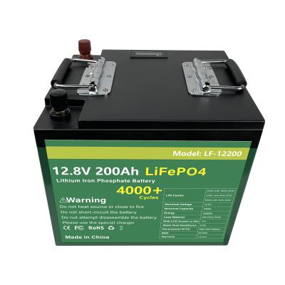 China Solar Toys 6000 Deep Cycle 4S1P Lifepo4 Battery Pack 12V 200Ah Battery For Storage Solar Energy Systems for sale