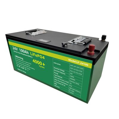 China CERRNSS 24V 100Ah deep cycle lithium phosphate battery pack 24V 100Ah Lifepo4 solar lithium ion battery for sale