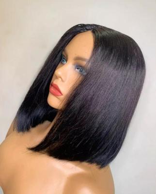 China Wholesale Straight Brazilian Hair HD Lace Front Wig, Virgin Cuticle Aligned Hair Full Lace Wig, 13x4 Lace Frontal Wig For Black Wome for sale